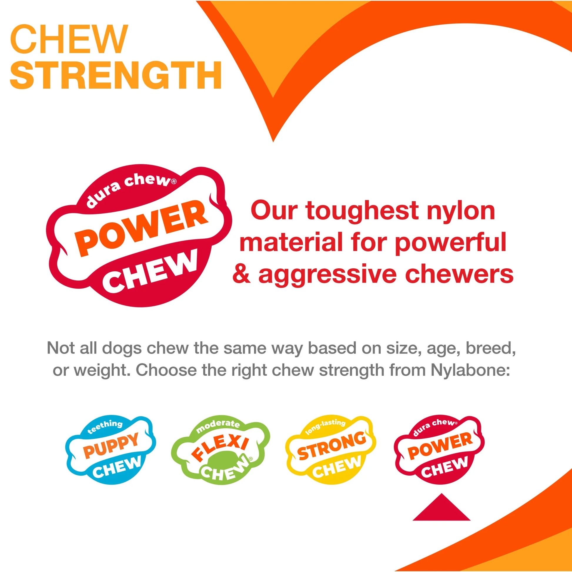 Power Chew Comfort-Hold Dog Dental Chew Toy Chicken Jerky Large (1 Count)